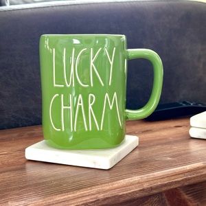 RAE DUNN - Lucky Charm Mug - Saint Patties Day - Green ☘️ Will ship with Care